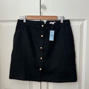 NWT Loft Petite Black Skirt